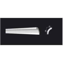 DECOR-DIZAYN  DD36 потолочный плинтус дюрополимер 29х20х2000мм